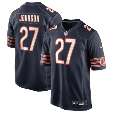 Anthony Johnson Chicago Bears Nike Team Game Jersey - Navy
