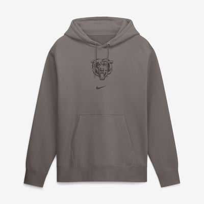  Chicago Bears Nike Washed Club Fleece Pullover Hoodie - Charcoal