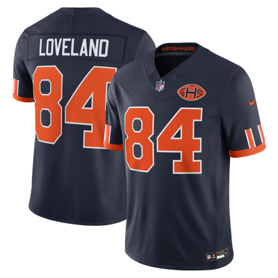Colston Loveland Chicago Bears Nike 2026 Rivalries Collection Stitched Limited Jersey - Navy