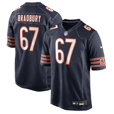 Garrett Bradbury Chicago Bears Nike Team Game Jersey - Navy