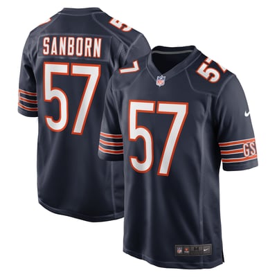 Jack Sanborn Chicago Bears Nike Game Player Jersey - Navy