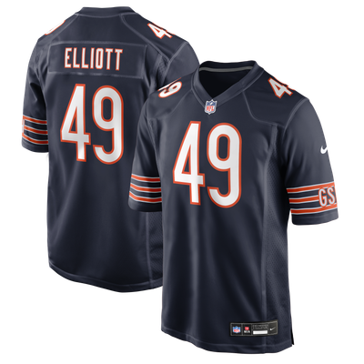 Keyshaun Elliott Chicago Bears Nike Team Game Jersey - Navy