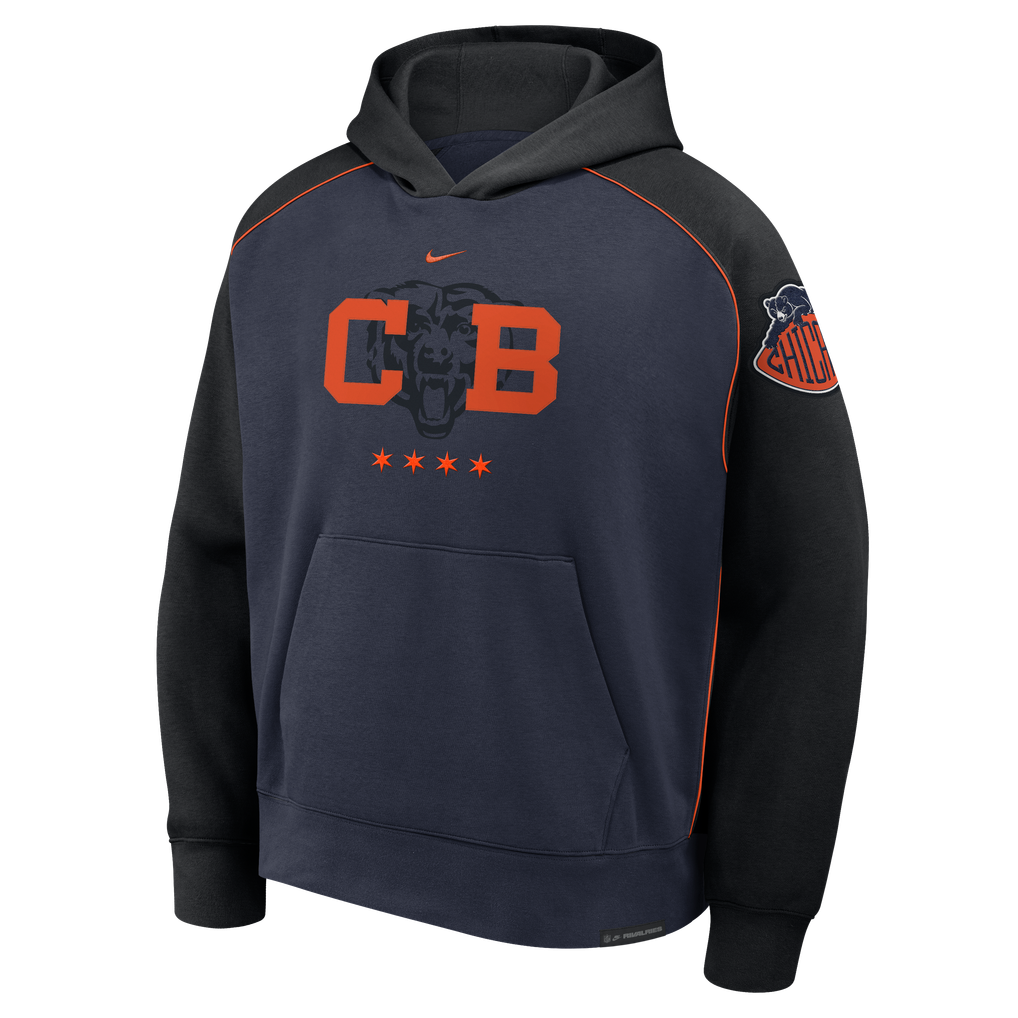  Chicago Bears Nike 2026 Rivalries Collection Air Pullover Hoodie - Navy