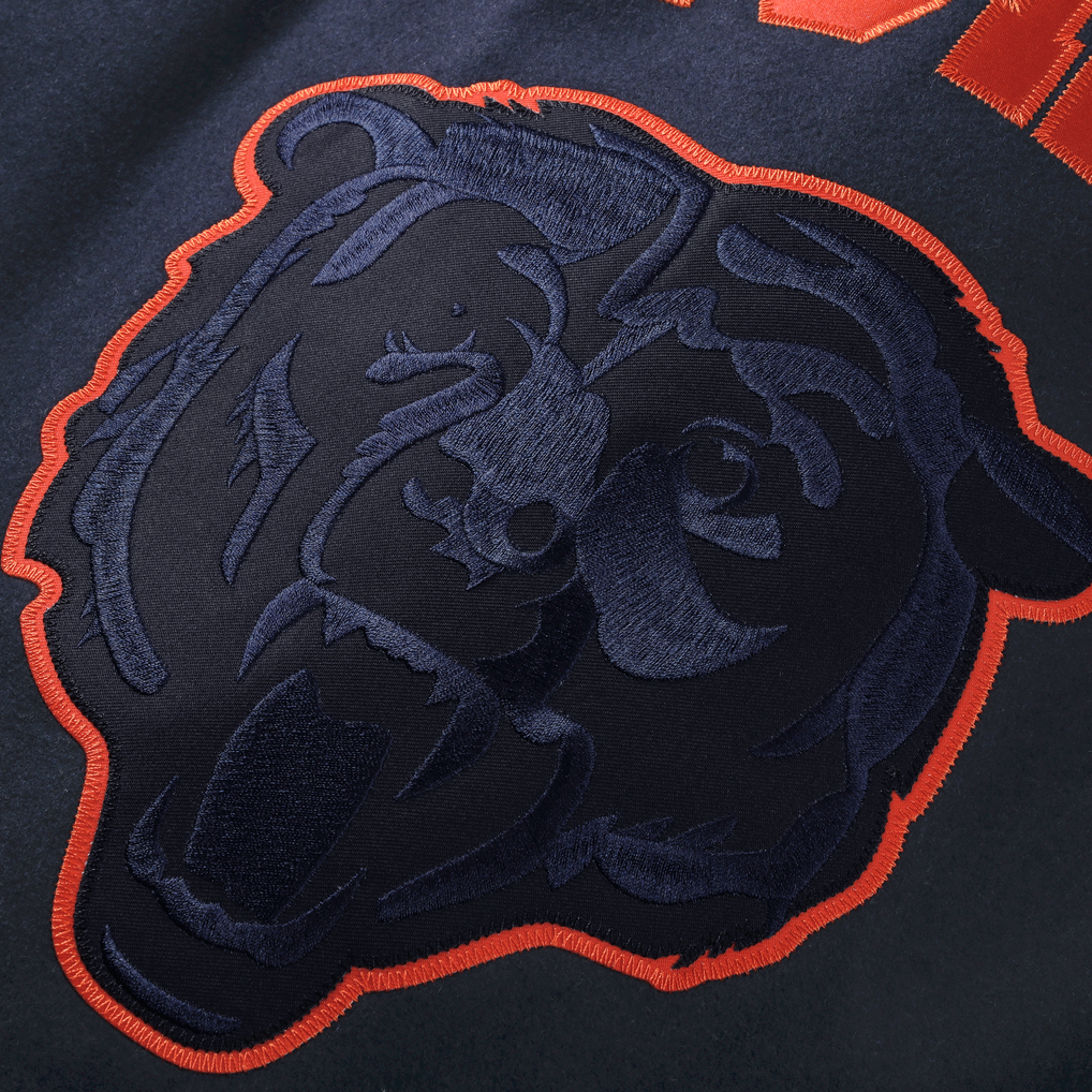 Men's Nike Navy Chicago Bears 2026 Rivalries Collection Varsity Jacket