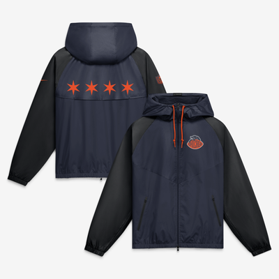  Chicago Bears Nike 2026 Rivalries Collection Windrunner Full-Zip Jacket - Navy