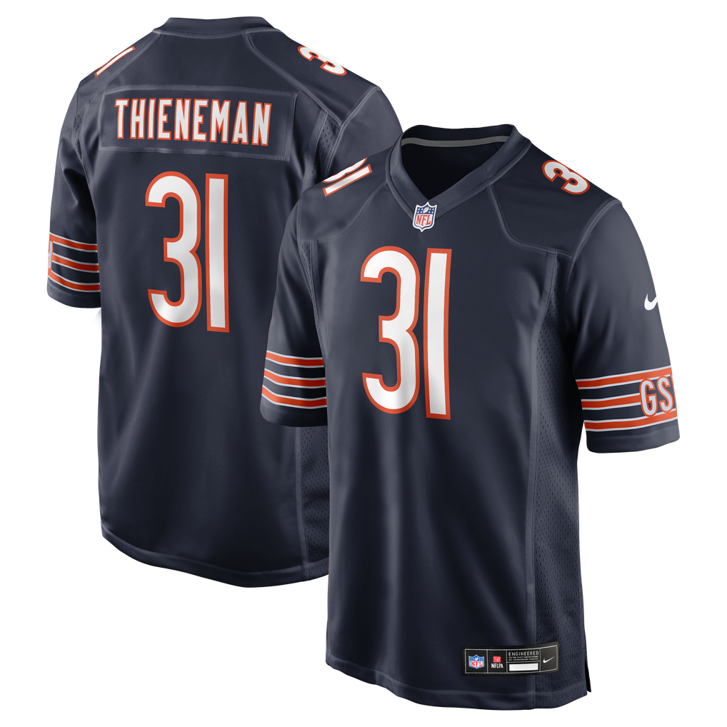 Dillon Thieneman Chicago Bears Nike Team Game Jersey - Navy