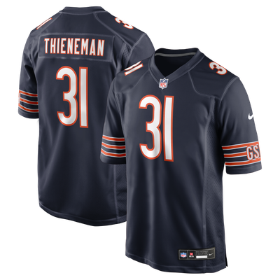Dillon Thieneman Chicago Bears Nike Team Game Jersey - Navy
