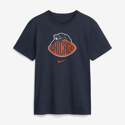  Chicago Bears Nike Rivalries Collection Play Clock T-Shirt - Navy