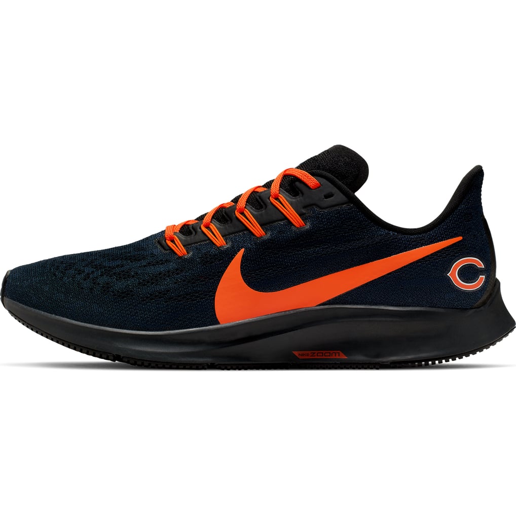 Nike Men\'s Black and Orange Athletic Shoes custom made Chicago bears Custom Air Force 1 Chicago Bears - Etsy main image 3