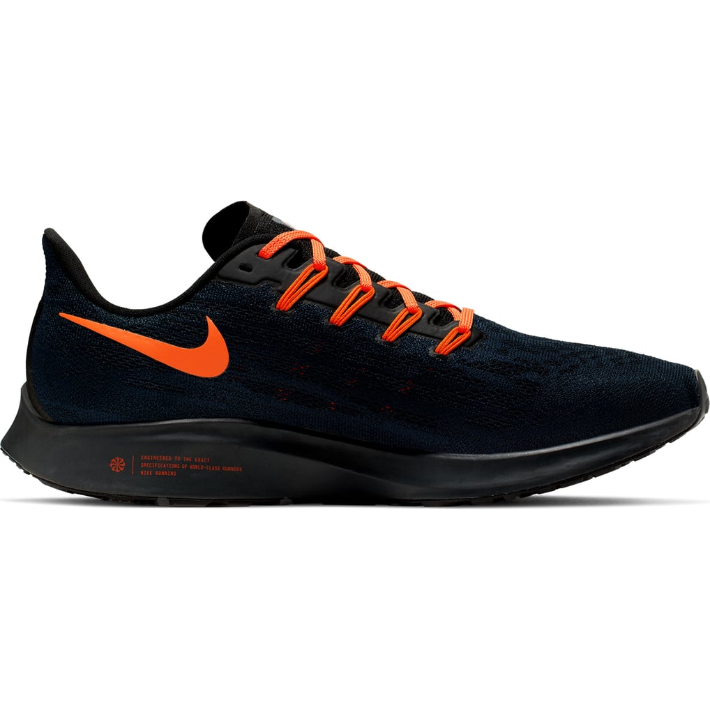 Men black athletic shoes with orange accents and C for Chicago Team. Size 45/12. nfl-chicago-bears-black-orange  main image 3