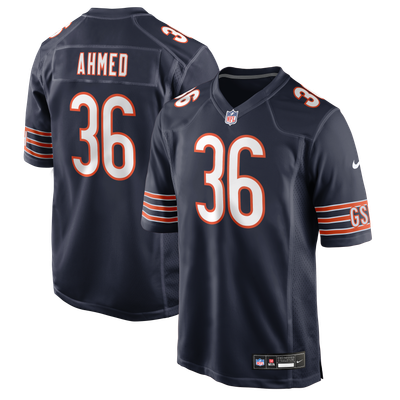 Salvon Ahmed Chicago Bears Nike Team Game Jersey - Navy