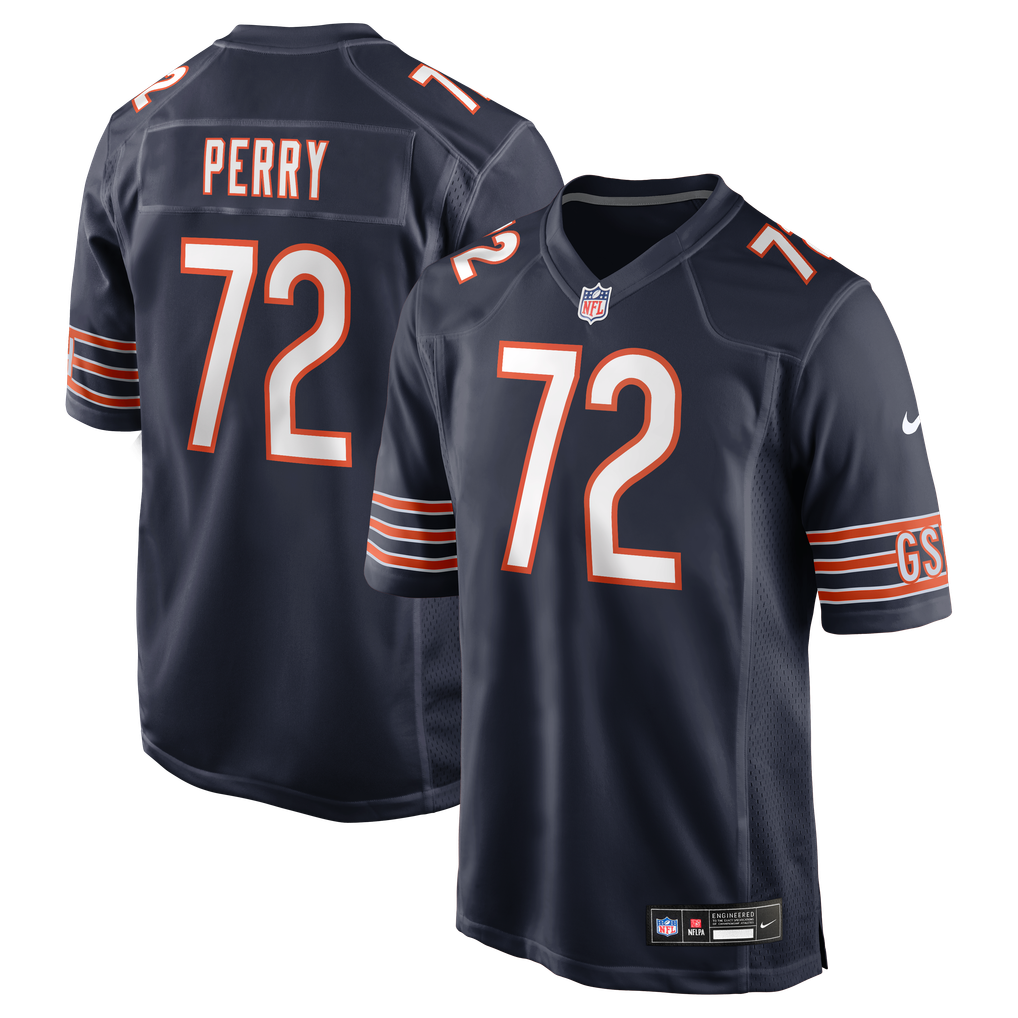 William Perry Chicago Bears Nike Game Retired Player Jersey - Navy