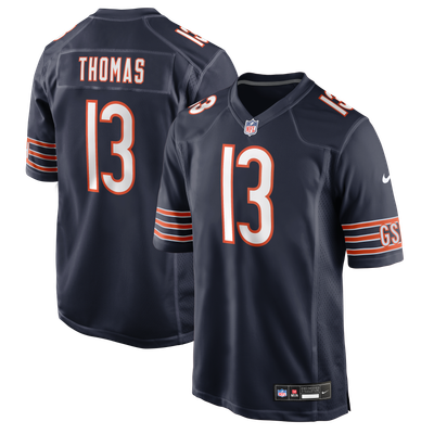 Zavion Thomas Chicago Bears Nike Team Game Jersey - Navy