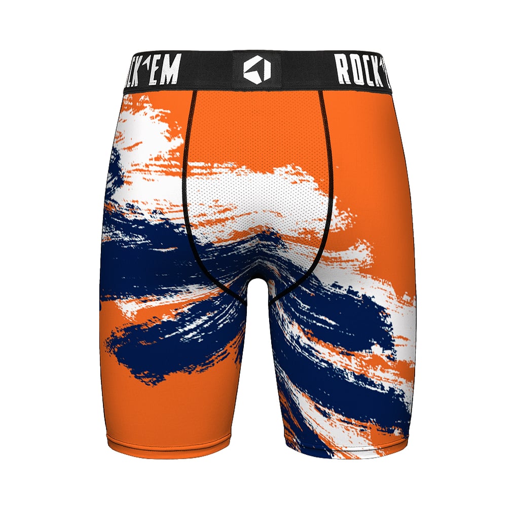  Chicago Bears Rock Em Socks Gridiron Classic Paint Boxer Briefs