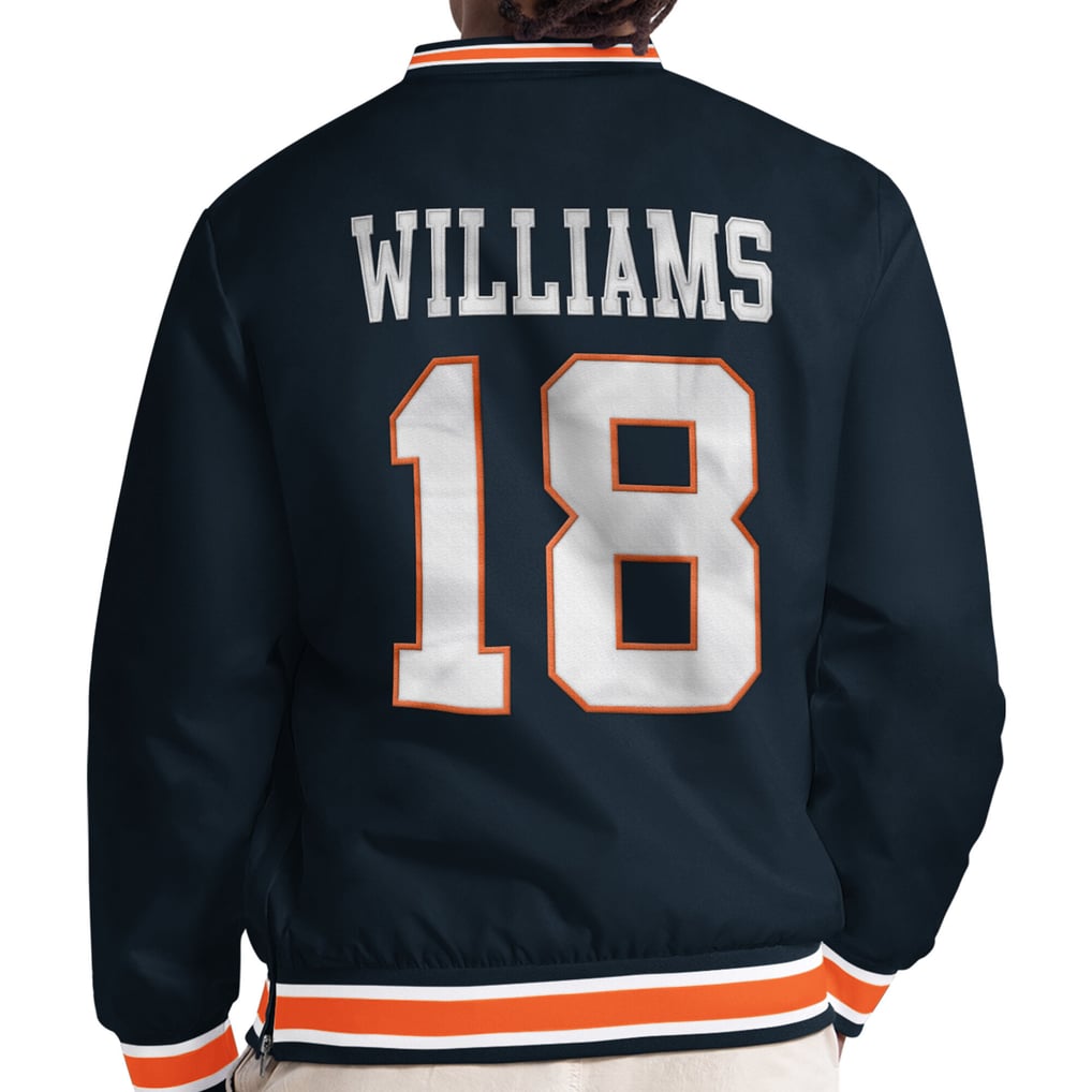 Caleb Williams Chicago Bears Starter Player Layer V-Neck Pullover - Navy