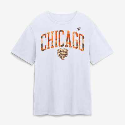 Chicago Bears Fall Wordmark T-Shirt - White