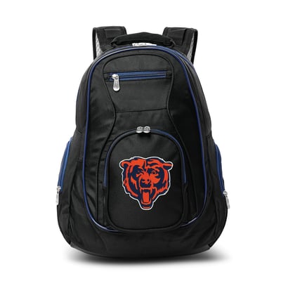 Chicago Bears MOJO Premium Color Trim Backpack - Black/Navy