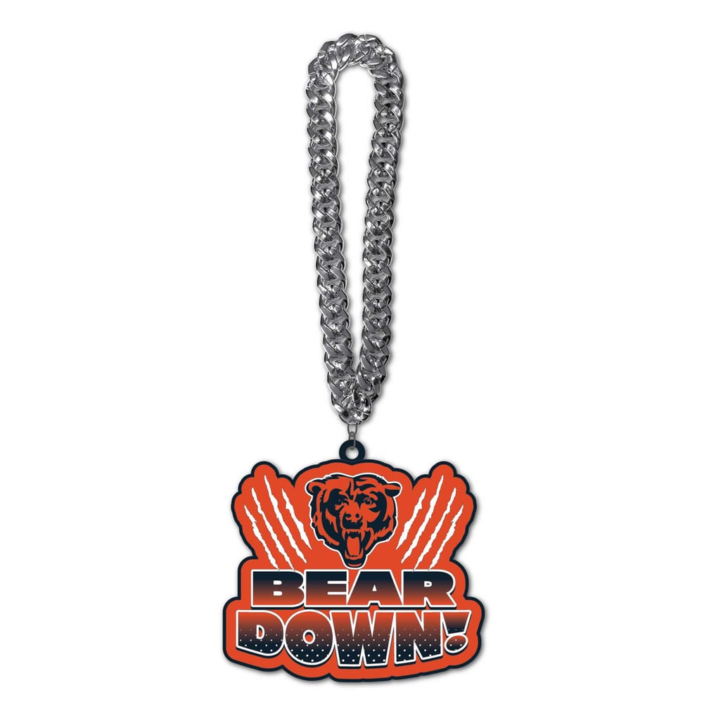 Chicago Bears Hype Chain Necklace – GO BEARS! – Unisex NFL Football Jewelry