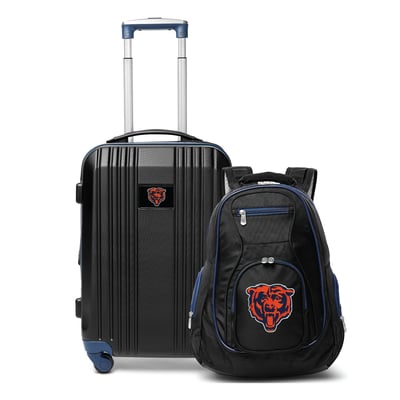 Chicago Bears MOJO 2-Piece Backpack & Carry-On Luggage Set - Navy