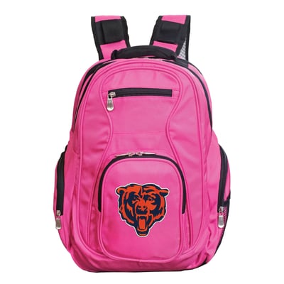 Chicago Bears MOJO Premium Laptop Backpack - Pink