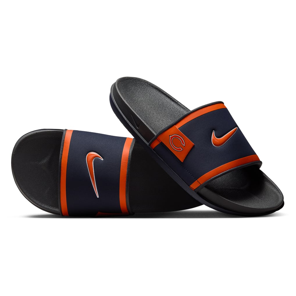 Men Chicago bear’s flip flop Chicago Bears Color Pop Contour Flip Flop FOCO main image 4