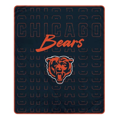 Chicago Bears Pegasus Echo Script Fade 50" x 60" Ultra Soft Throw Blanket