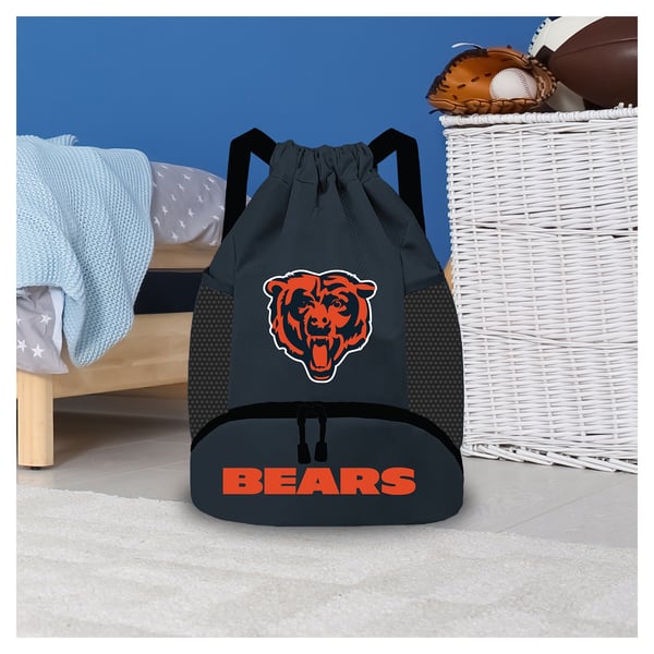 chicago bears nike backpack FOCO NFL Gradient PRIMETIME : Sports & Outdoors adjustable shoulder straps ensure a comfortable carry through your daily routine Chicago Bears BLACK Soft Backpack