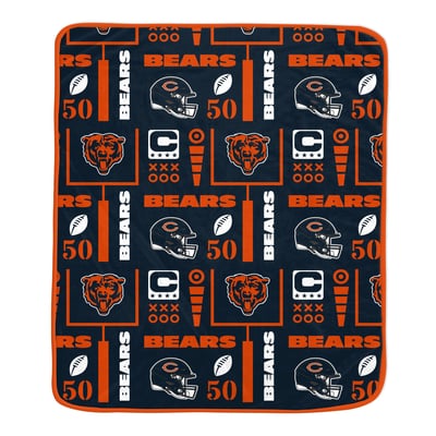 Chicago Bears Pegasus Team Spirit 60" x 70" Ultra Soft Blanket