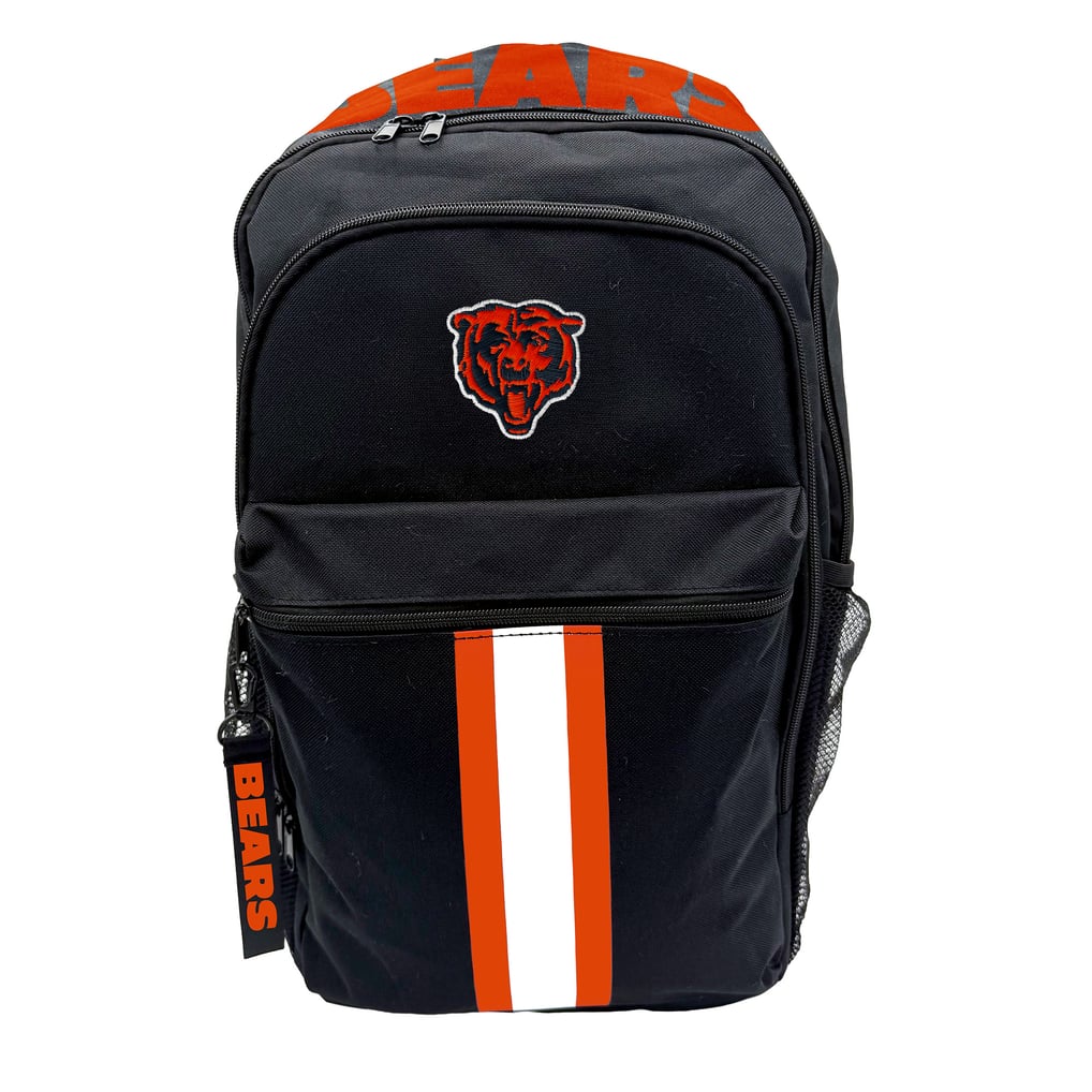 Chicago Bears Pegasus Triple Stripe Wordmark Backpack w/Keychain