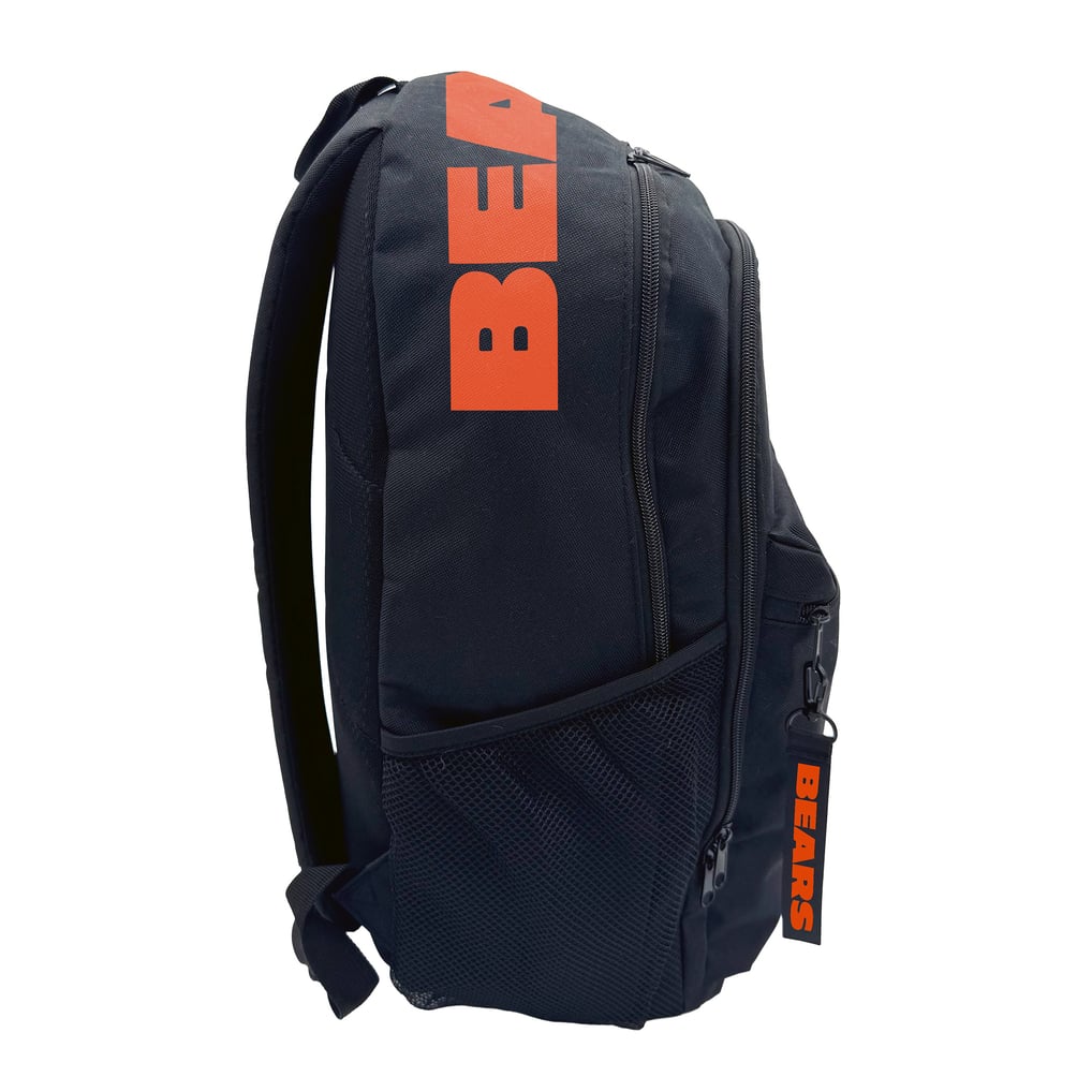 Chicago Bears Pegasus Triple Stripe Wordmark Backpack w/Keychain