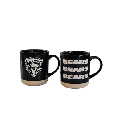 Chicago Bears Pegasus Two-Piece 14oz. Echo Logo Ceramic Mug Set