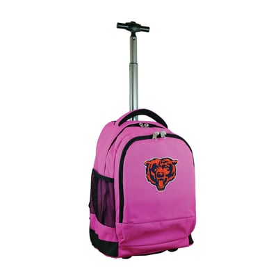 Chicago Bears 19'' Premium Wheeled Backpack - Pink