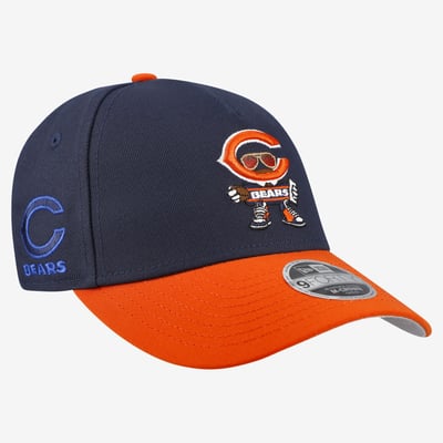 Chicago Bears New Era Preschool Cartoon 9FORTY M-Crown A-Frame Adjustable Hat - Navy
