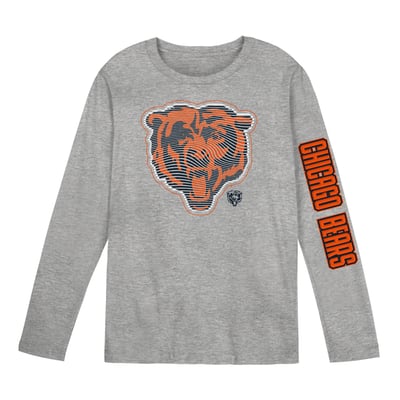 Chicago Bears Outerstuff Preschool Air Raid Long Sleeve T-Shirt - Gray