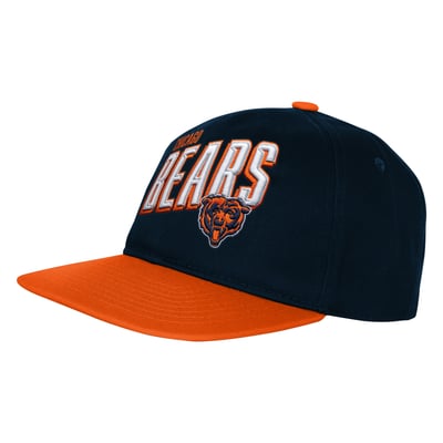 Chicago Bears Outerstuff Preschool Wordmark Snapback Hat - Navy/Orange