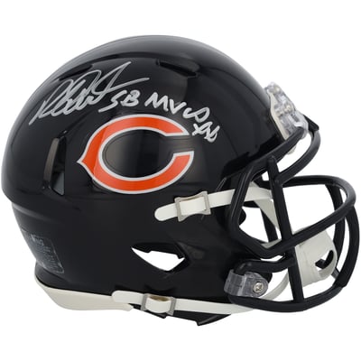 Richard Dent Chicago Bears Autographed Fanatics Authentic Riddell Speed Mini Helmet with "SB XX MVP" Inscription
