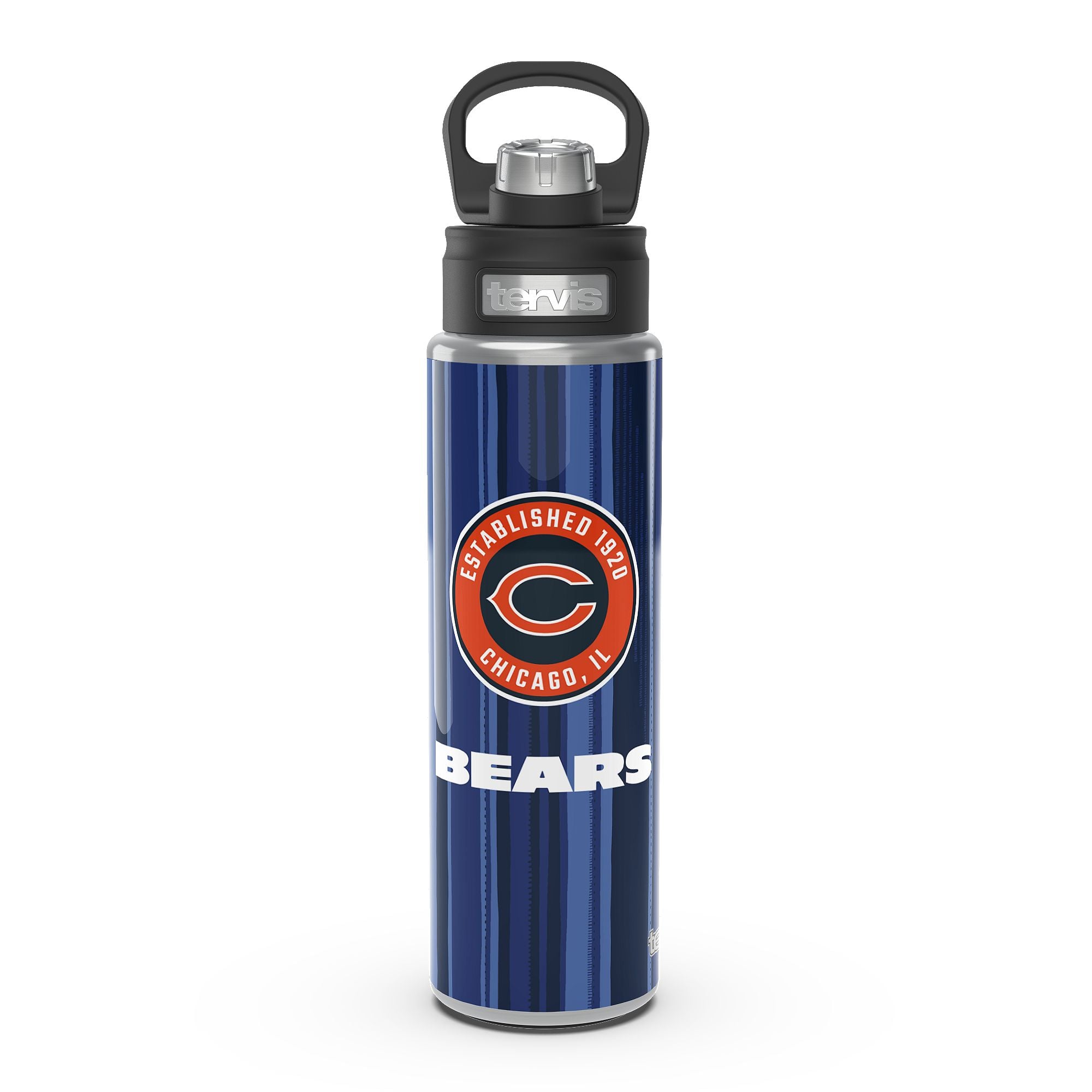 Tervis Chicago Bears Wasserflasche – 680 Ml, Edelstahl, Dreifach Isoliert, Mit Breiter Öffnung