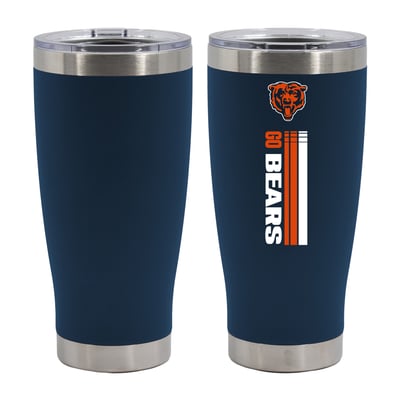Chicago Bears The Memory Company Let's Go 20oz. Stainless Steel Tumbler