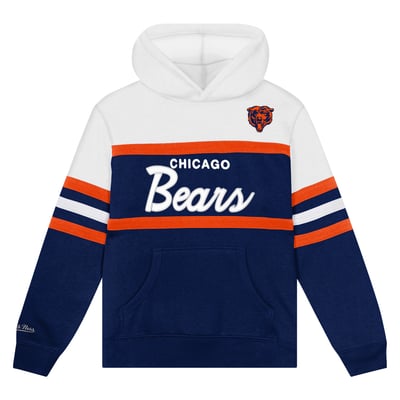 Chicago Bears Mitchell & Ness Toddler Head Coach Hoodie - Navy