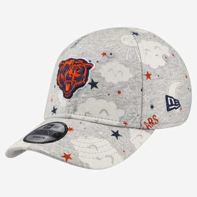 Chicago Bears New Era Toddler Sky 9TWENTY Adjustable Hat - Heather Gray
