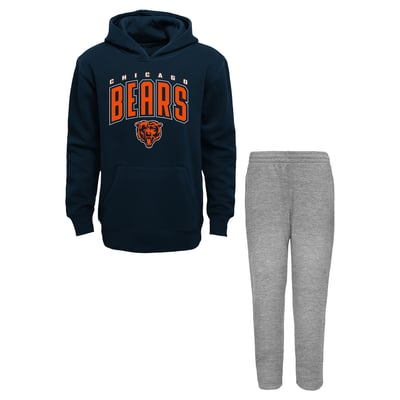 Chicago Bears Outerstuff Toddler Step By Step Hoodie & Pants Set - Navy/Gray