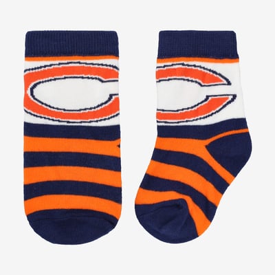  Chicago Bears Starter Toddler Rugby Block Socks - Navy