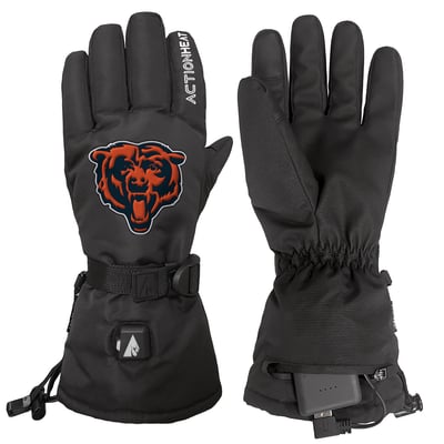 Chicago Bears ActionHeat Unisex 5V Heated Gloves - Black