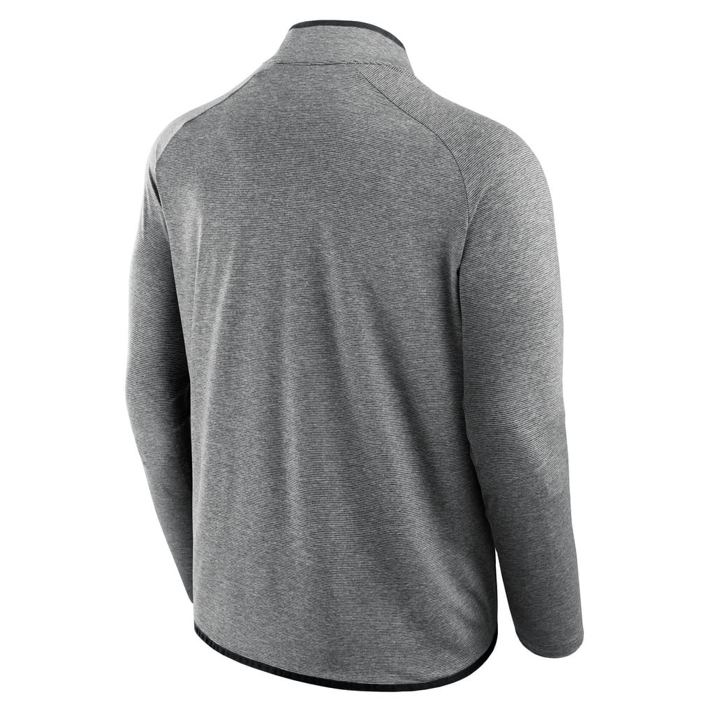 Chicago Bears Fanatics Unisex Front Office Performance Primary Quarter-Zip Jacket - Charcoal