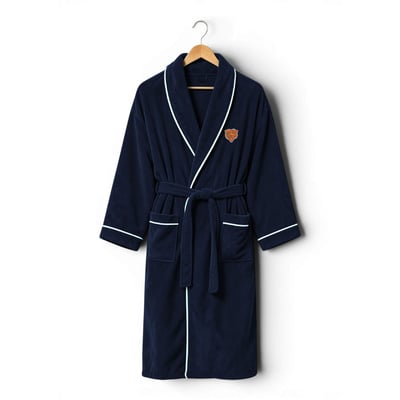 Chicago Bears Pegasus Unisex Logo Patch Ultra Cozy Robe - Navy
