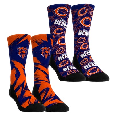  Chicago Bears Rock Em Unisex Gameday Two-Pack Crew Socks Set - Blue