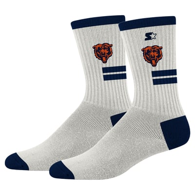  Chicago Bears Starter Unisex Premiere Cushioned Crew Socks - Cream