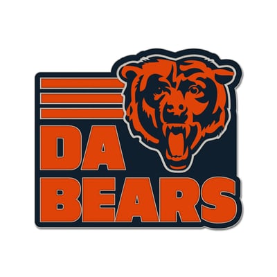  Chicago Bears WinCraft Slogan Collector Pin