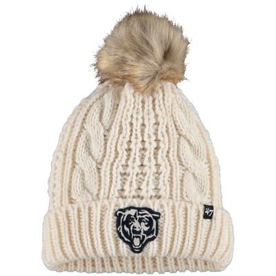 Chicago Bears '47 Women's Meeko Cuffed Knit Hat - Cream