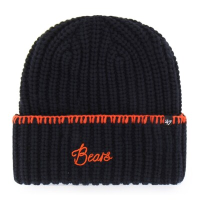 Chicago Bears '47 Women's Blanket Stitch Cuffed Knit Hat - Navy
